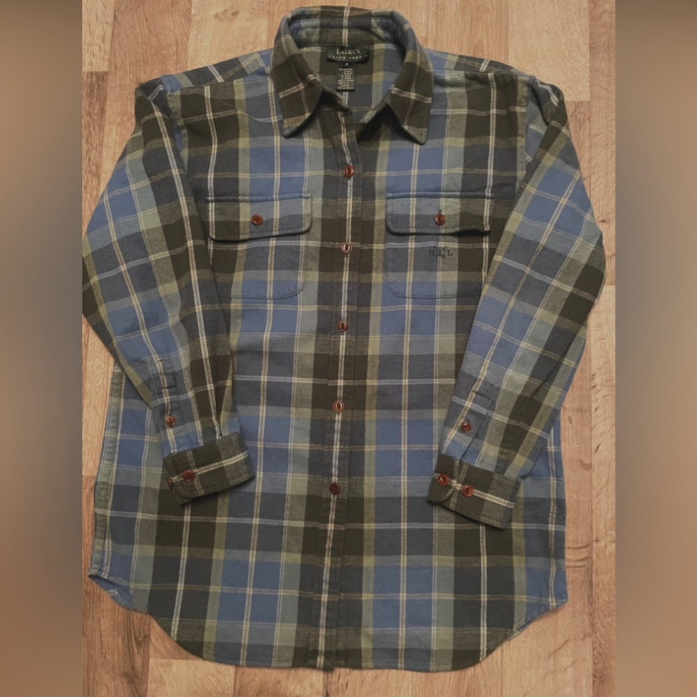 Lauren Ralph Lauren mens small flannel Top